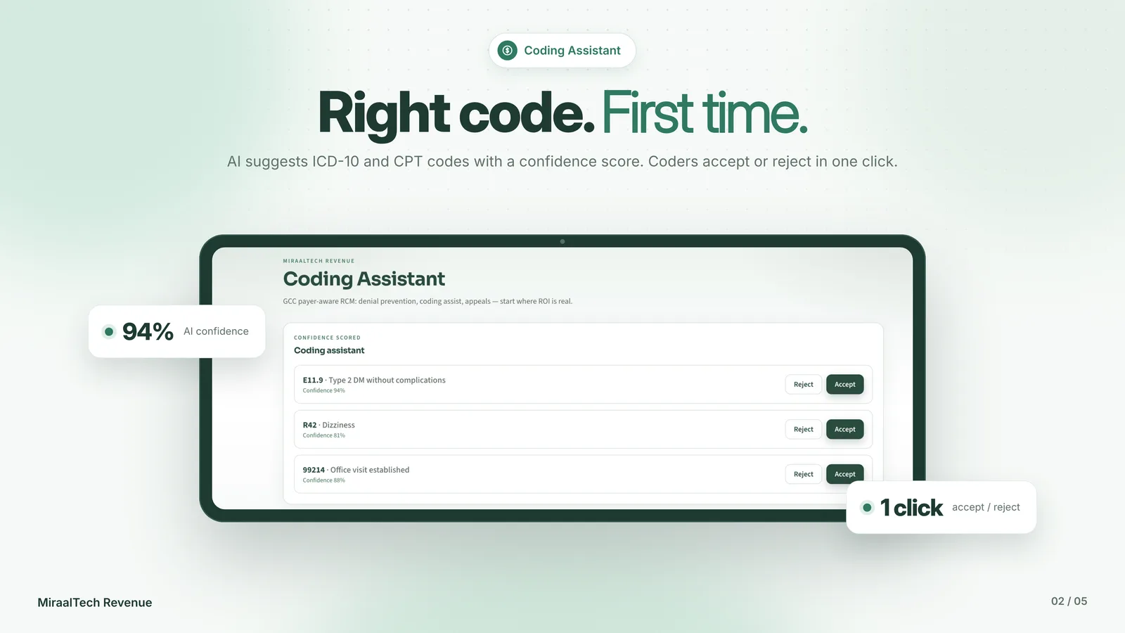 Billing specialist reviewing automated claim dashboard